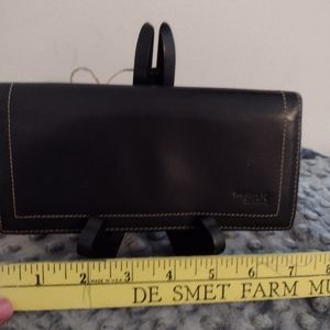 Black Leather Sak Wallet
